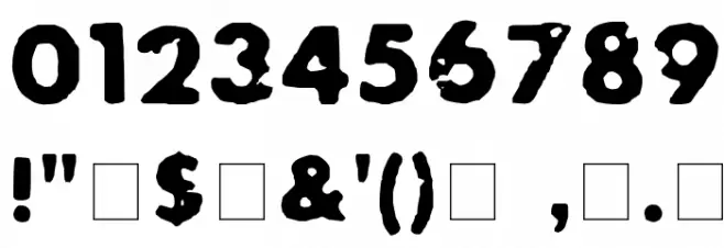 Future Rot Font OTHER CHARS