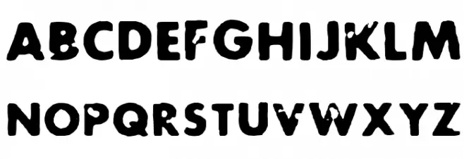 Future Rot Font LOWERCASE