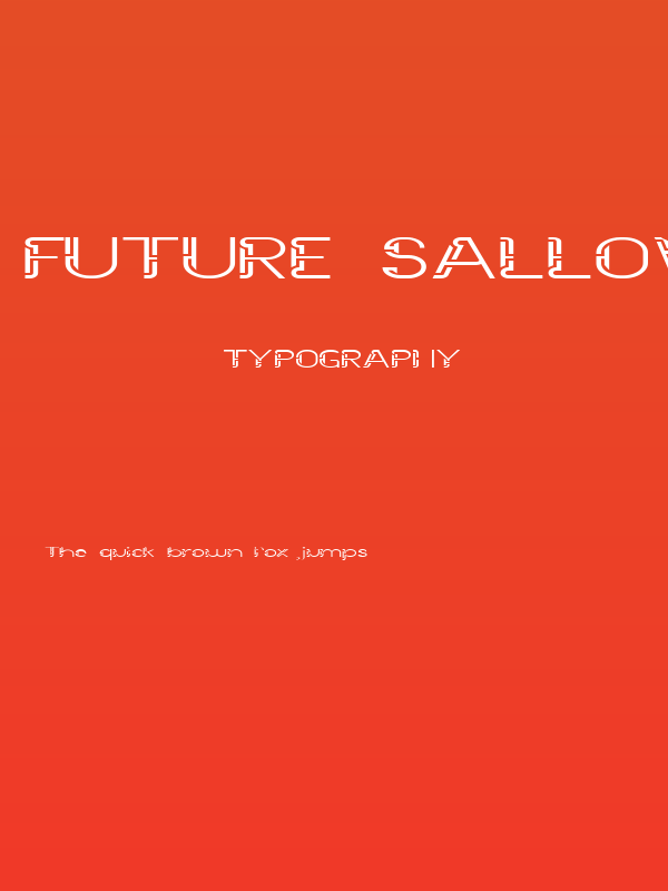 Future Sallow Wide Poster