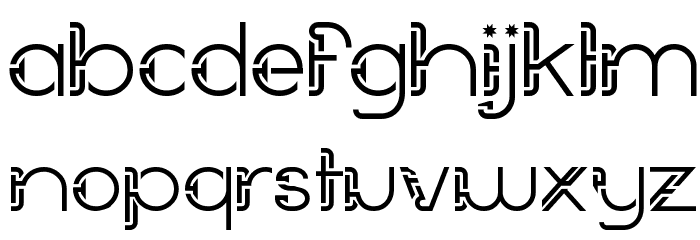 Future Sallow Font LOWERCASE