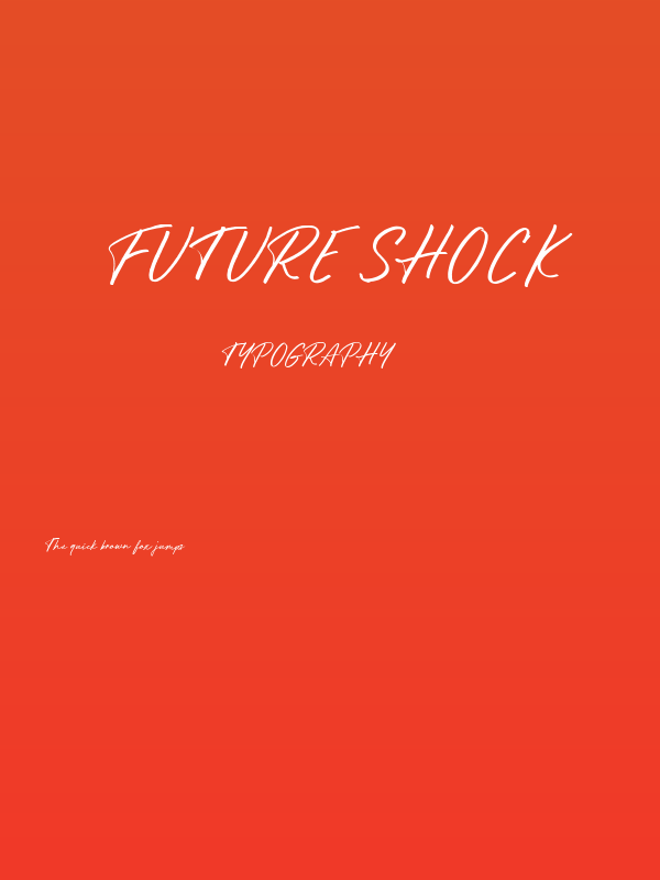 Future Shock Poster