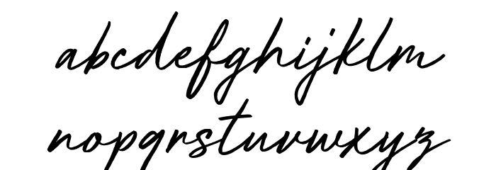 Future Shock Font LOWERCASE