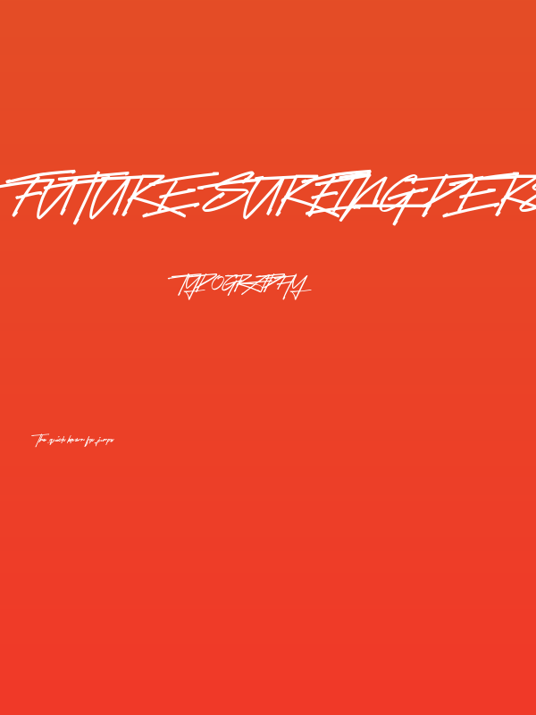 Future Surfing (Personal Use) Poster