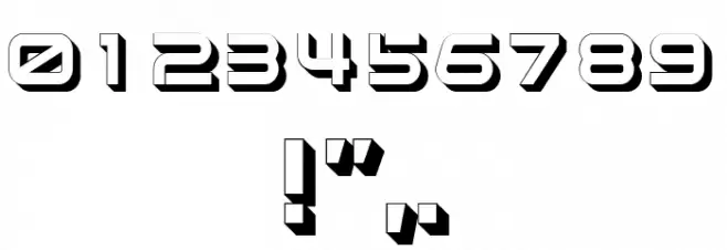 Future Tech Regular Font OTHER CHARS