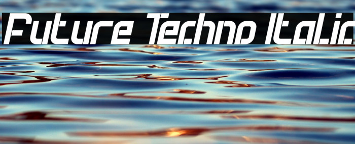 Future Techno Italic Example 2