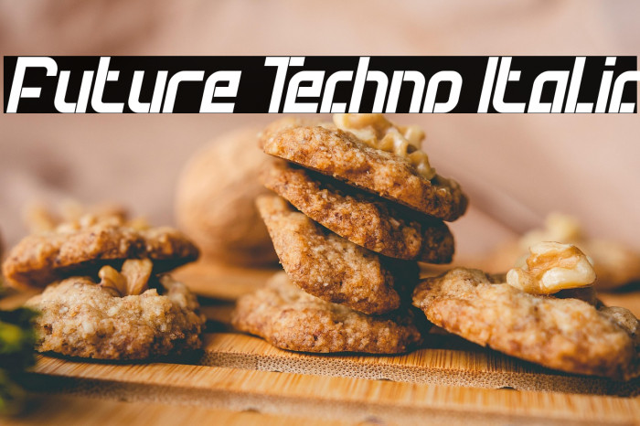 Future Techno Italic Example 3