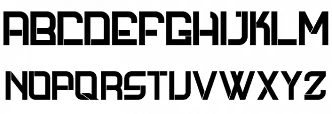 Future Techno Шрифта ВЕРХНИЙ