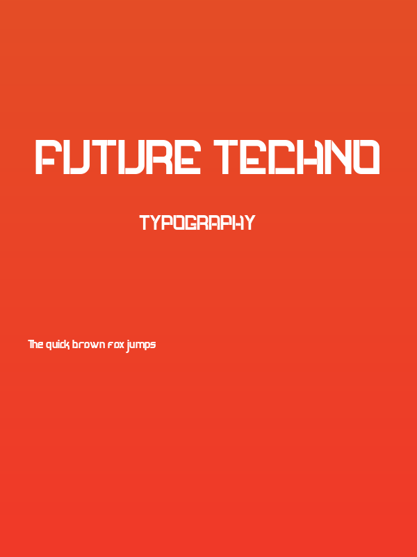 Future Techno Poster
