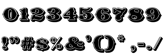 Future West Font OTHER CHARS