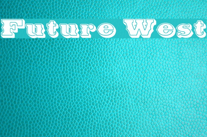 Future West Font examples