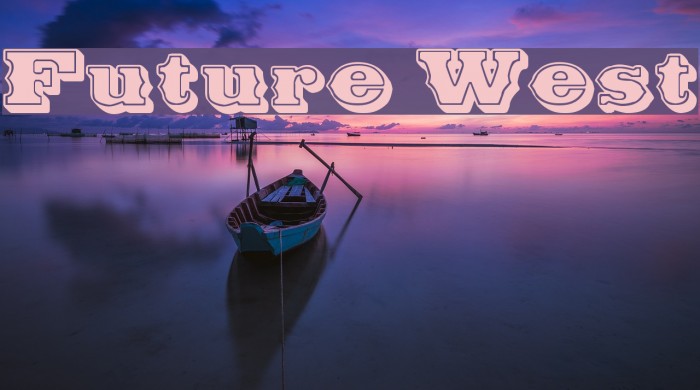 Future West Font examples