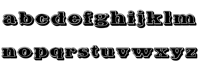 Future West Font LOWERCASE