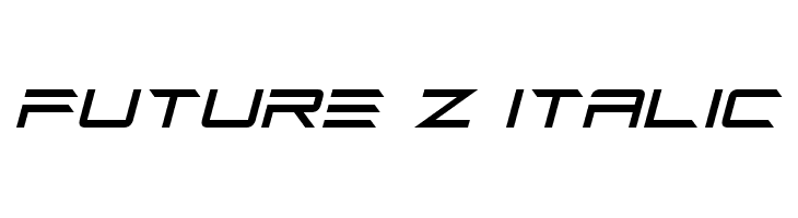 Future Z Italic  les polices de caractères gratuit tlcharger