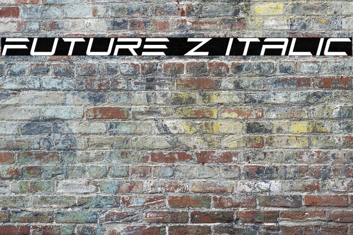 Future Z Italic Example 3