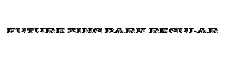 Future Zing Dark Regular  Free Fonts Download