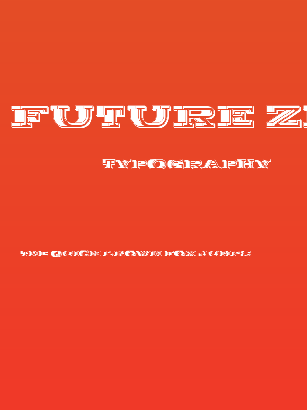Future Zing Dark Regular Poster
