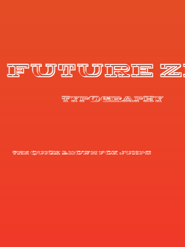 Future Zing Regular Poster