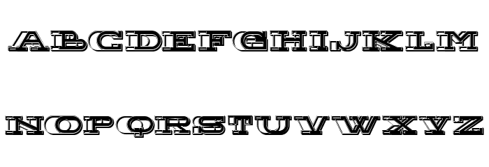 Future Zing Shadow Regular Font OTHER CHARS