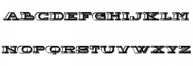 Future Zing Shadow Regular Schriftart Kleinbuchstaben