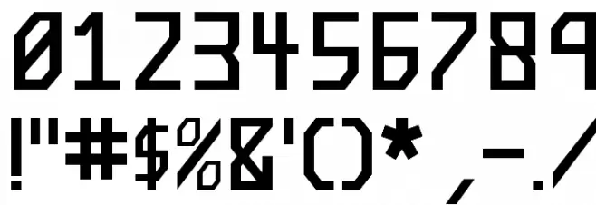 Future n0t Found Шрифта ДРУГИЕ символов