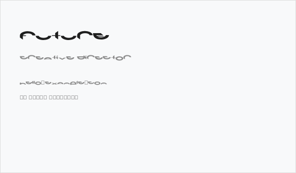 Future Business Card