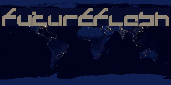 FutureFlash Font examples