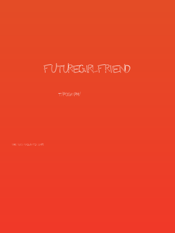 FutureGirlfriend Poster