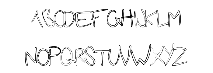 FutureGirlfriend Font LOWERCASE