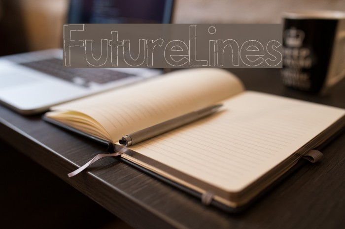 FutureLines Font examples