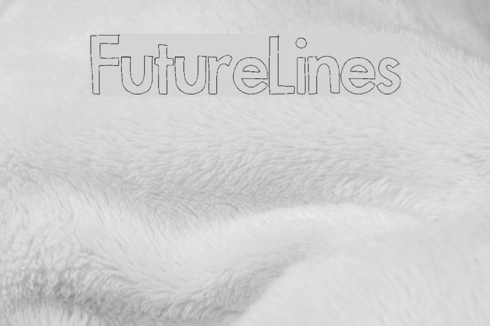 FutureLines Font examples
