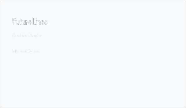 FutureLines Business Card