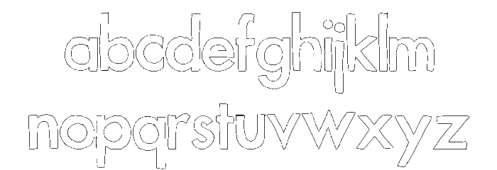 FutureLines Font LOWERCASE