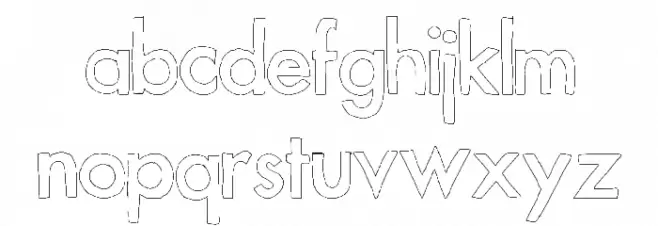 FutureLines 字体 小写