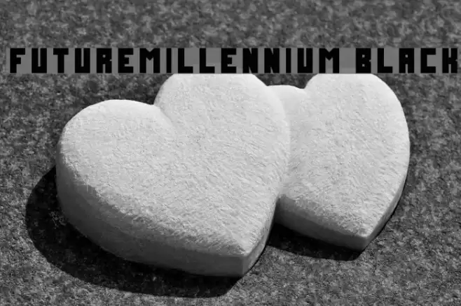 FutureMillennium Black Font examples