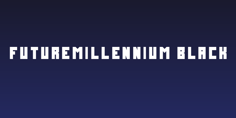FutureMillennium Black Social Header