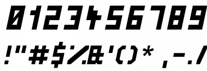 FutureMillennium Italic Fuentes OTROS CHARS