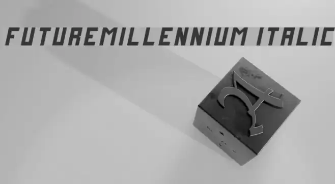 FutureMillennium Italic Fuentes examples