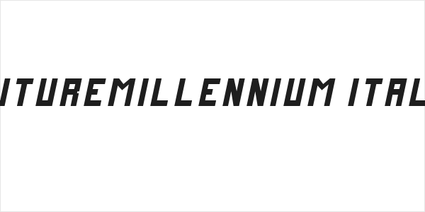 FutureMillennium Italic Logo