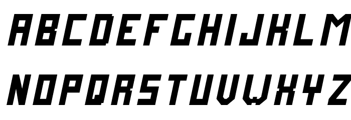 FutureMillennium Italic Font LOWERCASE