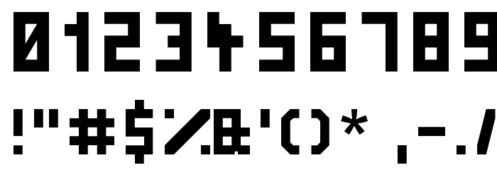 FutureMillennium Font OTHER CHARS