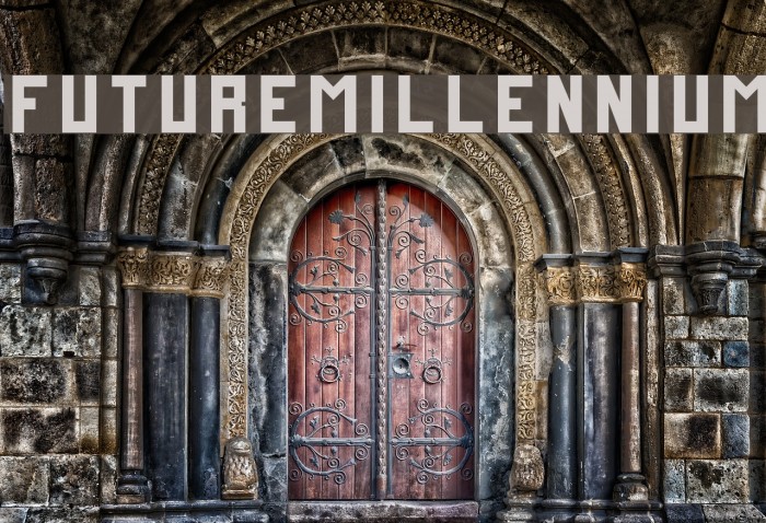 FutureMillennium Font examples