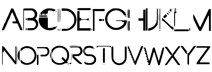 FuturePaint Font LOWERCASE