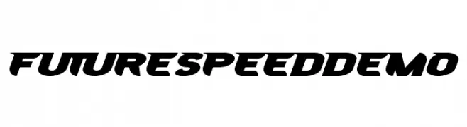 FutureSpeedDemo  baixar fontes gratis