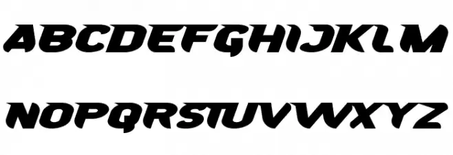 FutureSpeedDemo Font Litere mari