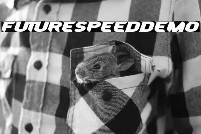 FutureSpeedDemo Font examples