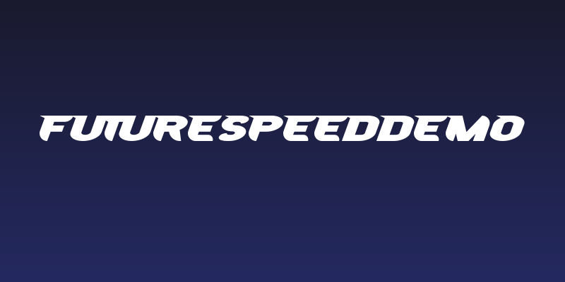 FutureSpeedDemo Social Header