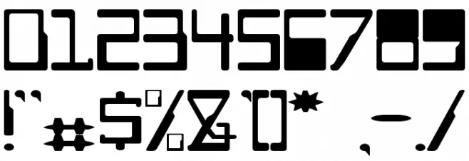 FutureWorld Font OTHER CHARS