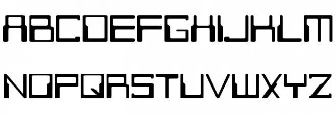 FutureWorld 字体 小写