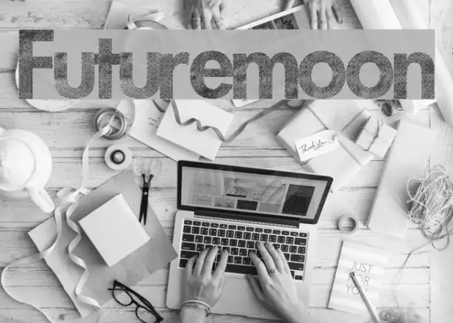 Futuremoon Font examples