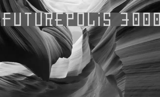 Futurepolis 3000 Font examples